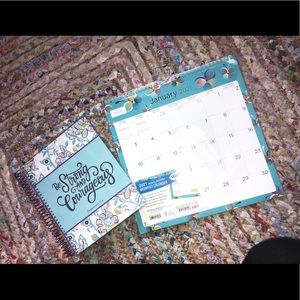 Planner + wall calendar bundle